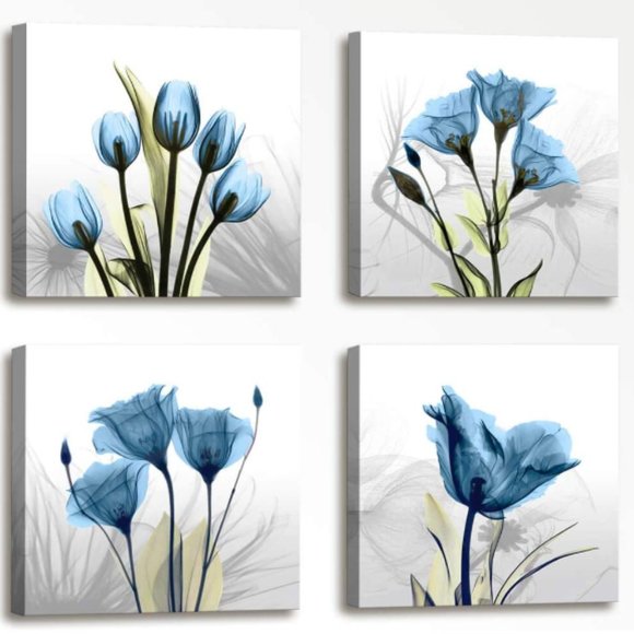 8 12"x12" Floral Pictures - Picture 2 of 14